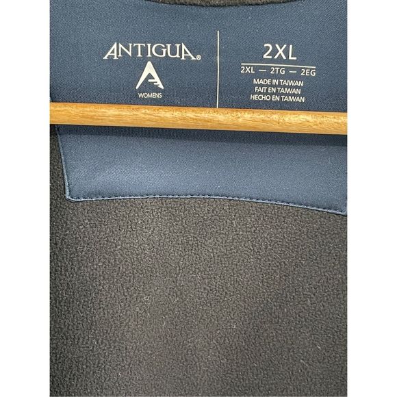 Antigua Boston Red Sox Jacket World Series 2018 Women 2XL Blue Fleece Lined - Picture 10 of 12